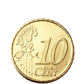 Euro - Moeda de 10 centavos