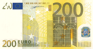Euro - C�dula de 200