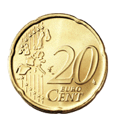 Euro - Moeda de 20 centavos