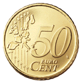 Euro - Moeda de 50 centavos